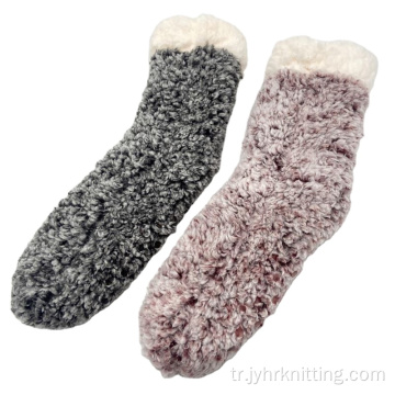 Kış kapalı terlik çorapları